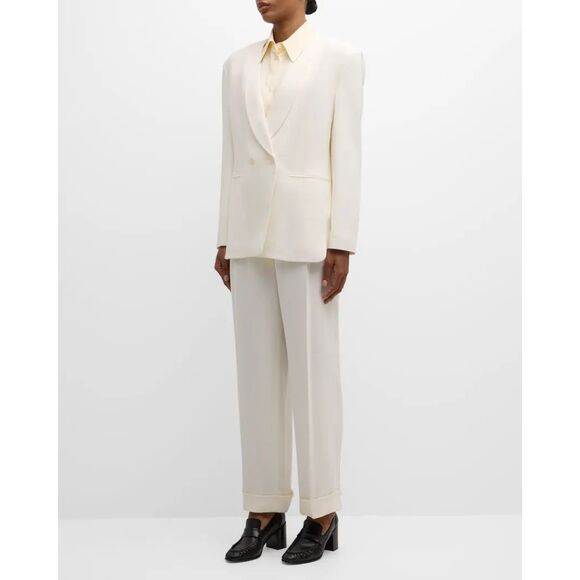 NWT THE ROW Alda Double-Breasted Blazer Jacket Size 0 $2150